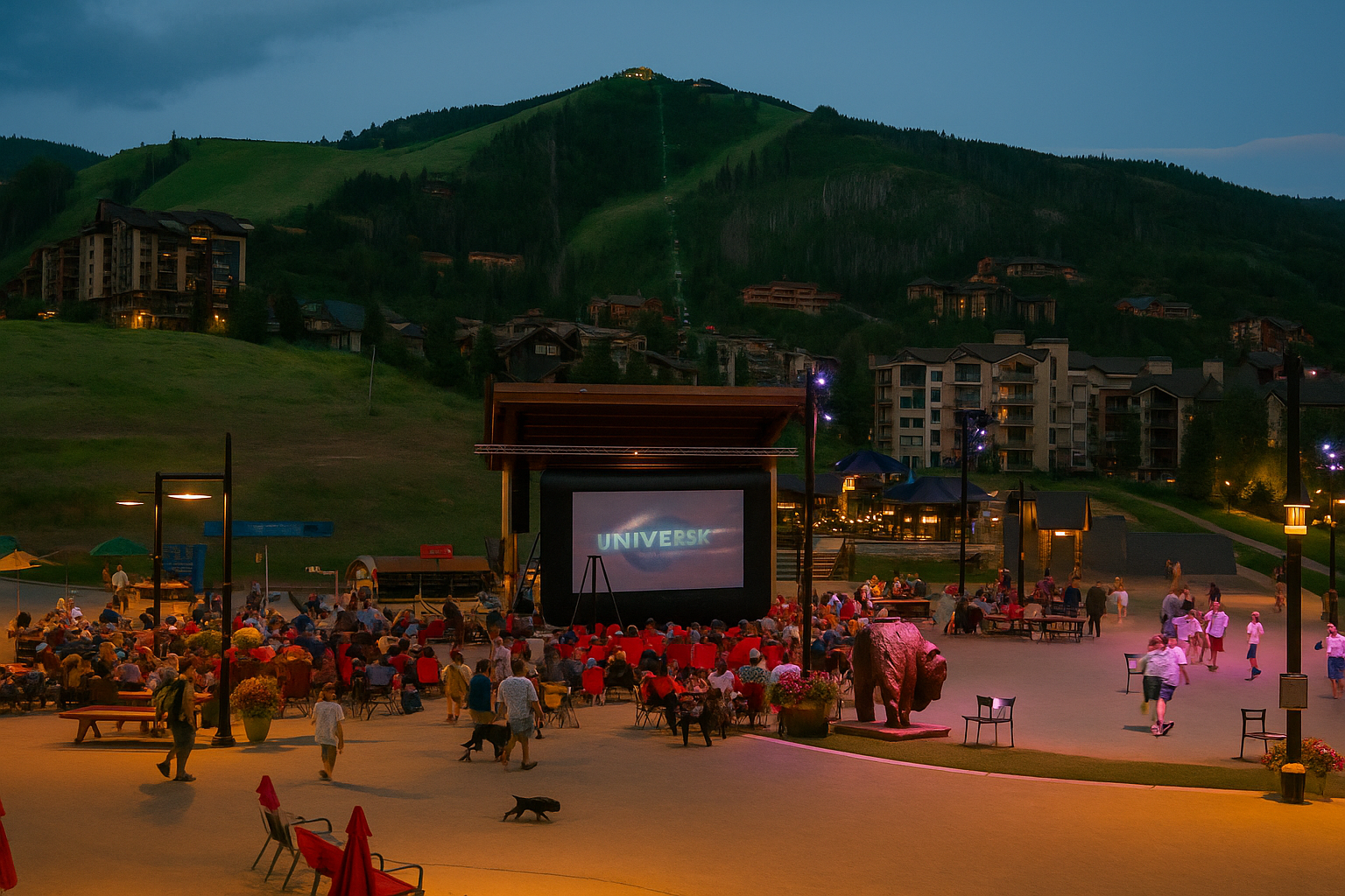 Coca Cola Movies on the Mountain Event